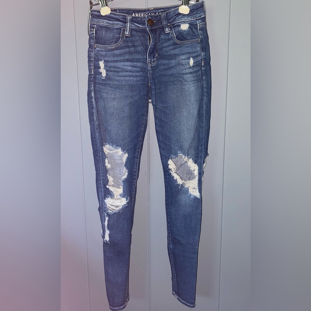 Distressed American Eagle